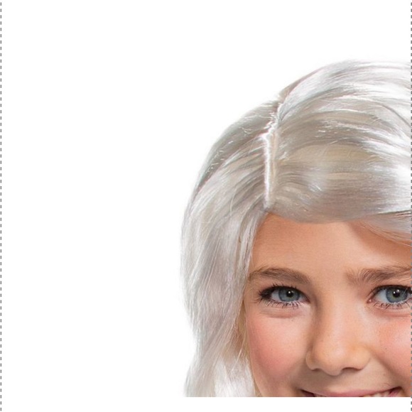 Elsa child wig - Picture 3 of 8